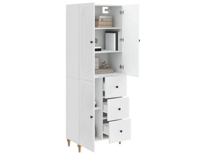 KTHLBRH 2-teiliges Schrank-Set, 66 x 34,5 x 90 cm, Holz Modernes Design, flexible Konfiguration, für Innen- und Außenbereiche
