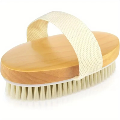 USA Free Shipping Shop Natural Bristle Body Exfoliating & Dry Brush Massage Tool For Smooth Skin Natural Bristle Body Exfoliating & Dry Brush Massage Tool For Smooth Skin