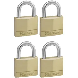 Master Lock, Vorhängeschloss, Vorhängeschloss 4er Set (50mm) 150EURQNOP
