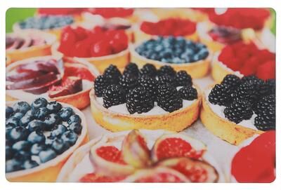 IH Casa Decor Plastic Placemat Fruit Tart - Set of 12
