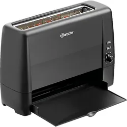 BARTSCHER 100282 TS20Sli Toaster Schwarz (1300 Watt, Schlitze: 1)