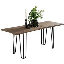 Vicco, Couchtisch + Beistelltisch, Couchtisch Yan, Artisan, 100 x 35.5 cm (100 x 100 x 40 cm)