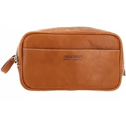Leonhard Heyden Bergamo Kulturbeutel Leder 27 cm, Necessaire, Braun