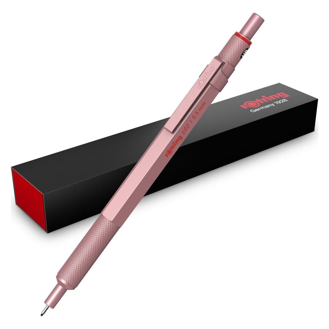 Rotring 600 Feinminenstift metallic-rosegold 0,5 mm (0.50 mm, HB, 12x) (2158794)