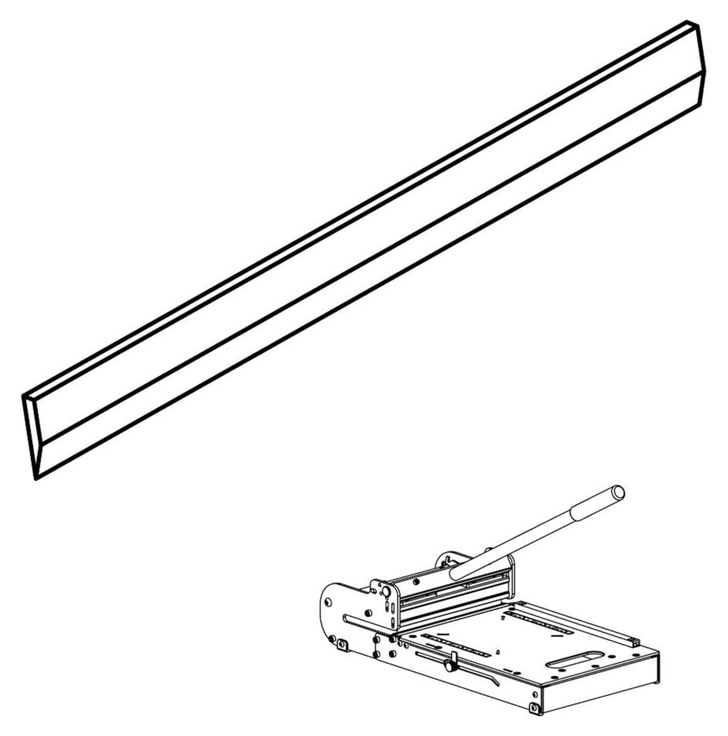 Snijblad voor vloerkapper van tungsten staal, 230 mm