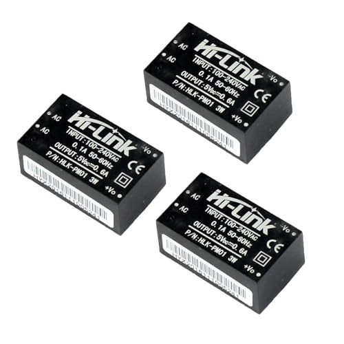 Set van 3 HLK-PM01 AC/DC 220V naar 5V mini-voedingsmodules voor huishoudelijk gebruik