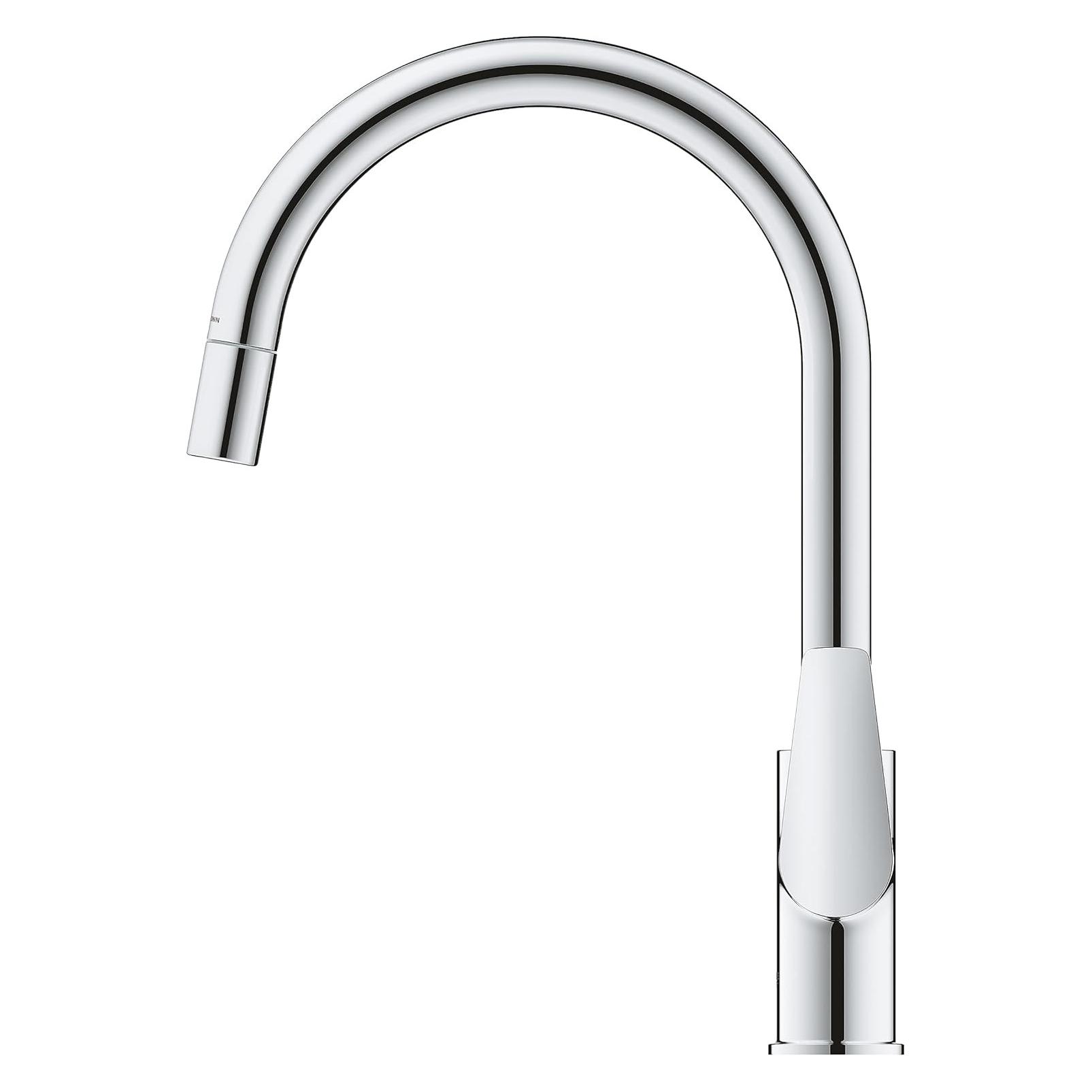 Grohe start edge - keukenkraan met uittrekbare vuistdouche, chroom (30551000)