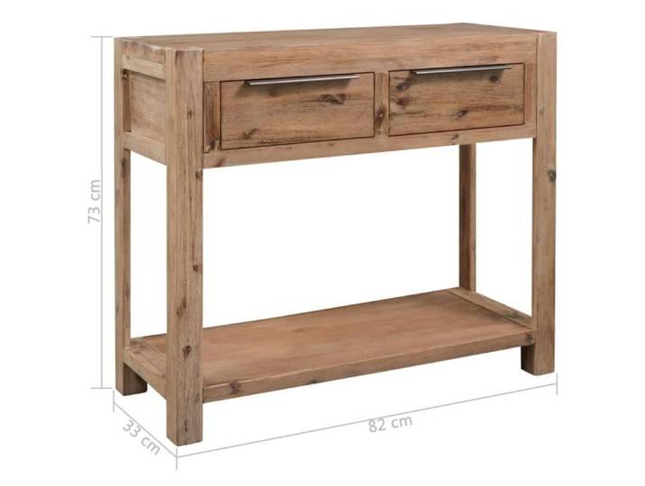 Table console - VINGVO - SWT(245684) - Bois d'acacia massif - 82x33x73 cm - Vintage