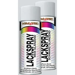 Kim-Tec Lackspray Weiss glänzend 400 ml