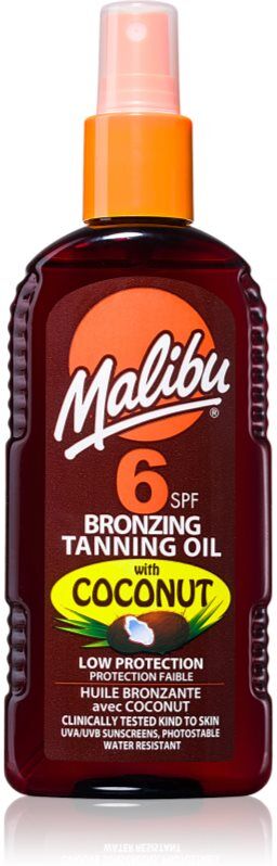 Malibu Bronzing Tanning Oil Bräunungsspray mit Bronzer 200 ml