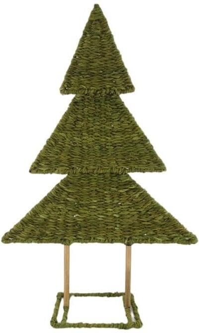 Dekoobjekt CHALET "CHALET Baum Seegras Maku Kein", grün, B:17cm H:58cm, Seegras, Dekofiguren, Dekoobjekt grün B/H/T: 17cm x 58cm, ohne Motiv