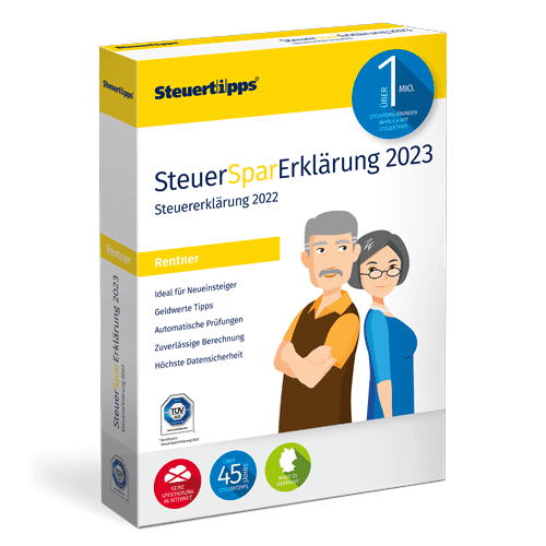 A.Arbeitsgemeinschaft SteuerSparErklärung Rentner 2023 (für Steuerjahr 2022) P27599-04