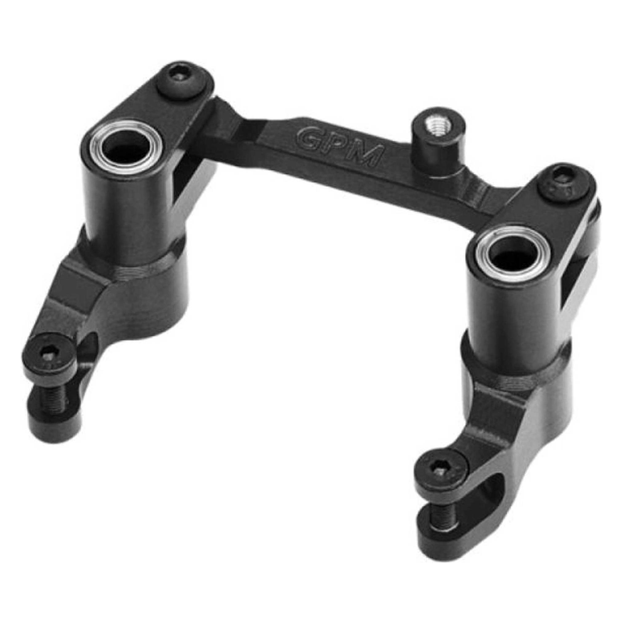 GPM Alu-Bellcrank Lenkungsteile schwarz TRX MiniMaxx (GPMTXMM048BK)