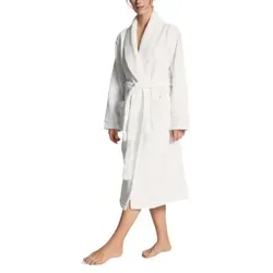 Calida Cosy Shower Bathrobe With Pockets Weiß Large Damen