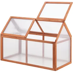 Frühbeet Duiven 100 x 55 cm Kiefernholz [casa.pro]