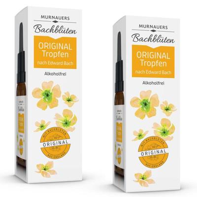 2x Bachblüten Murnauers Original Tropfen ohne Alkohol 2x20 ml