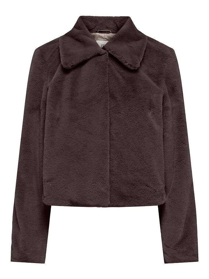 JDY Kunstpelzjacke "Macy" in Braun - M