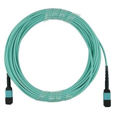 BlueOptics NetApp X66200-5 kompatibles MPO-MPO Multimode OM3 Patchkabel 5 Meter (5 m) (X66200-5-BO)