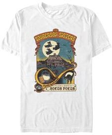 Men's Big & Tall Sanderson Poster Tee by Disney in White (Size XLT)