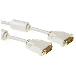 ACT DVI-D Single Link connection cable (10 m), Videokabel, Weiss