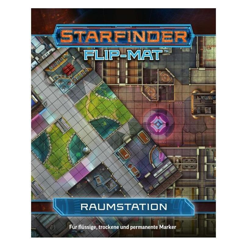Ulisses Spiele Starfinder - Flip-Mat: Raumstation (DE-Ausgabe) (US56022)