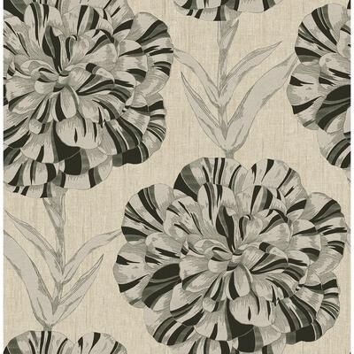 Seabrook Designs Augustine Floral Unpasted Wallpaper