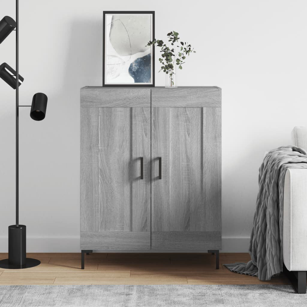 Borough Wharf Youenn 69.5cm Sideboard Grey Sonoma 90cm H X 69.5cm W X 34cm D