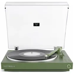 Victrola VPT-800 Automatic Turntable, Green (Vollautomatisch), Plattenspieler, Grün