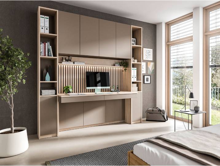 OSLO Bürokombination II, Material Dekorspanplatte