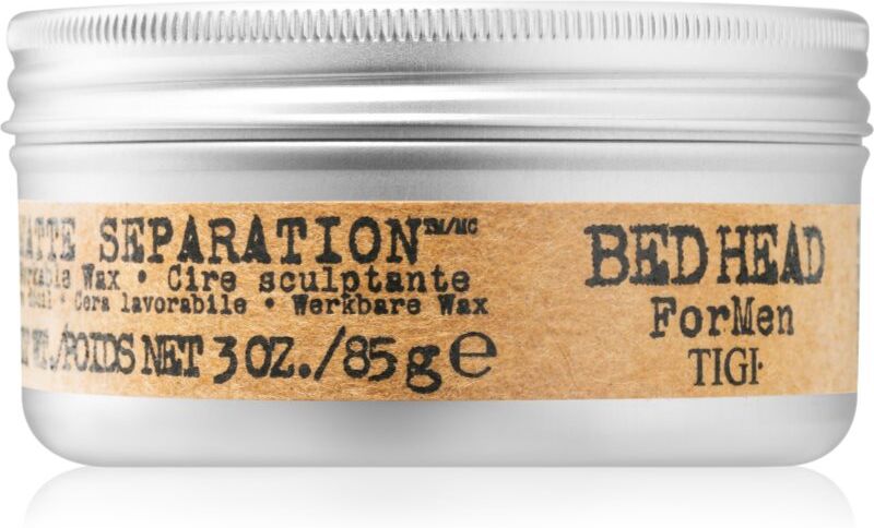TIGI Bed Head B for Men Matte Separation cire matifiant pour cheveux 85 g