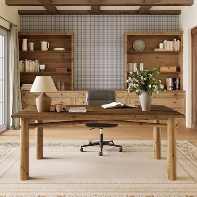 Bluebell 62.99 Inch Large Farmhouse Executive Desk