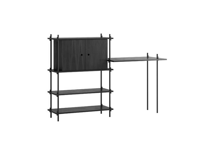 MOEBE Moebe shelving system s.115.2.D Noir