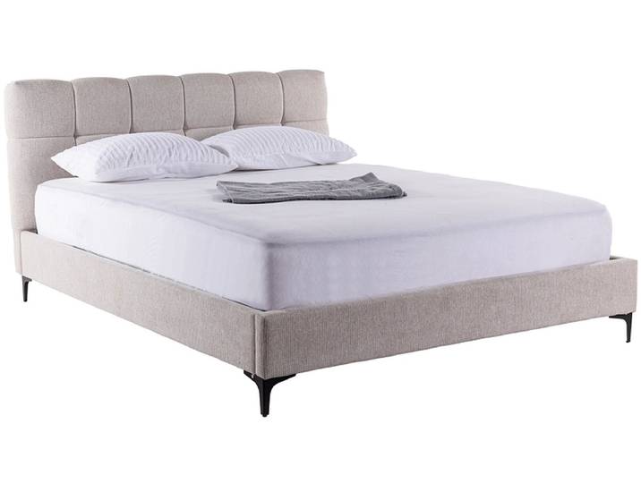 Bett ALBA 160x200cm stoff beige