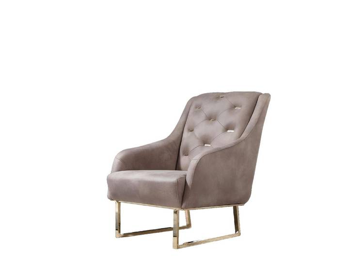 Xlmoebel Sessel Luxuriöser Textil-Sessel im Chesterfield-Stil, elegantes Design (Sessel), Hergestellt in Europa