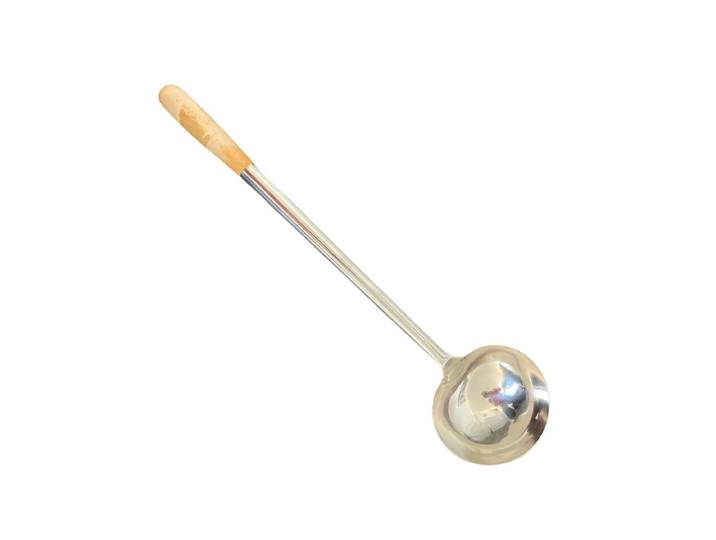 Schöpflöffel Garcima Silber , silber (silberfarben), H:45cm, Edelstahl, Kochlöffel, Schöpflöffel
