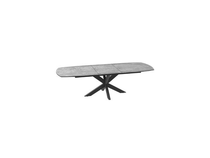 Ausziehbarer Designer Esstisch „Phoenix“ aus Keramik, verschiedene Grössen Silver Akante Design