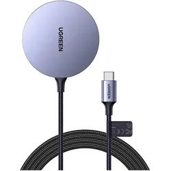 Ugreen Wireless Charger CD245, 15W (white) (15 W), Wireless Charger, Weiss