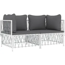 vidaXL, Gartenlounge, Dorrania (2x Eckteil)