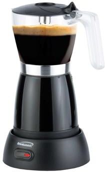 Brentwood 6 Serving Cordless Electric Moka Pot Espresso Machine