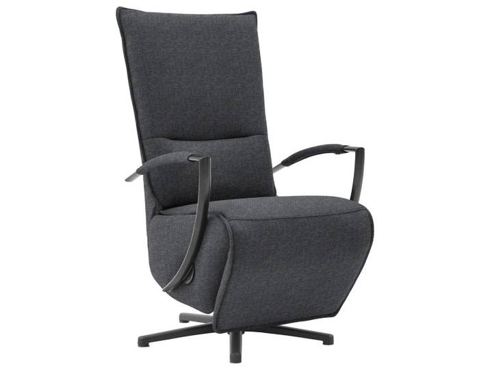 Moderano Relaxsessel, Anthrazit, Schwarz, Metall, 66x110-114x84 cm, Fußauswahl, Lederauswahl, Stoffauswahl, erweiterbar (Typenauswahl), Herz-Waage-Funktion, Wohnzimmer, Sessel, Relaxsessel