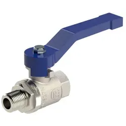Kugelhahn »valve line«, Handhebel blau, MS vern., IG/AG, G 3/8 (335.03-E)