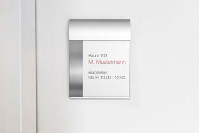 Türschild Office Star, Büro, Acrylscheibe, hochkant und quer, B 120 x H 160 mm