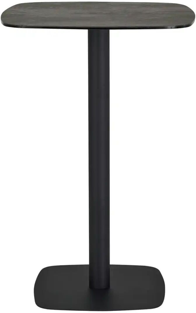 uno Bartisch mit Keramikplatte Damasos-70 ¦ schwarz ¦ Maße (cm): B: 70 H: 105