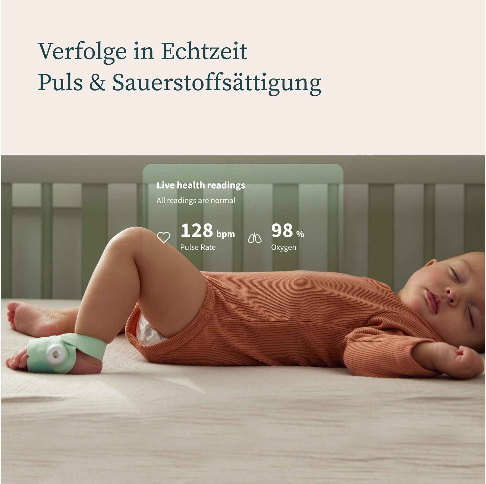 "Owlet Dream Sock" mint Einheitsgröße