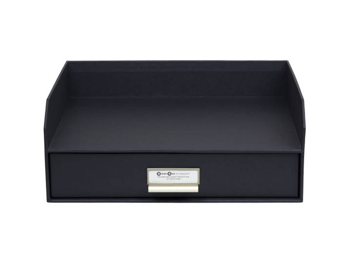 BIGSO BOX Büro-Organizer Walter - Farbe: dunkelgrau - Material: Papier/Metall - 794