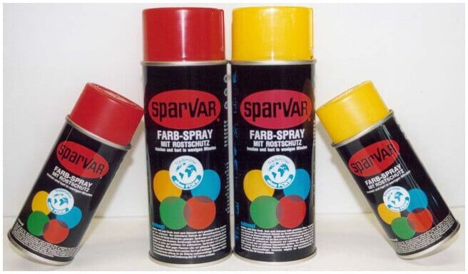 Sparvar RAL 7032 Gris Caillou brillant 400ml ; Spray-Color (ral7032)