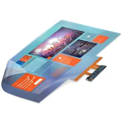 Digital Signage 55" Touchfolie Professional - Kapazitive Multitouchfolie in hoher Auflösung - mit 40 Touchpoints