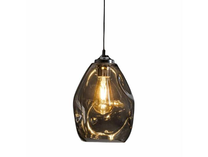 Lupia Licht Pendelleuchte Drop, bunt, aus geblasenem Glas - Grau