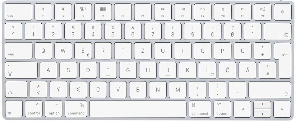Apple Magic Keyboard 2015   Silber/Weiß   DE - Refurbished
