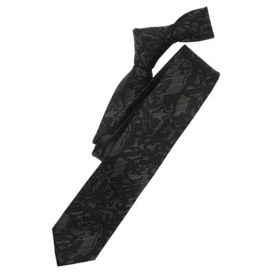 Krawatte VENTI "VENTI Krawatte gemustert", Herren, grün (olive), 100% Seide, Krawatten
